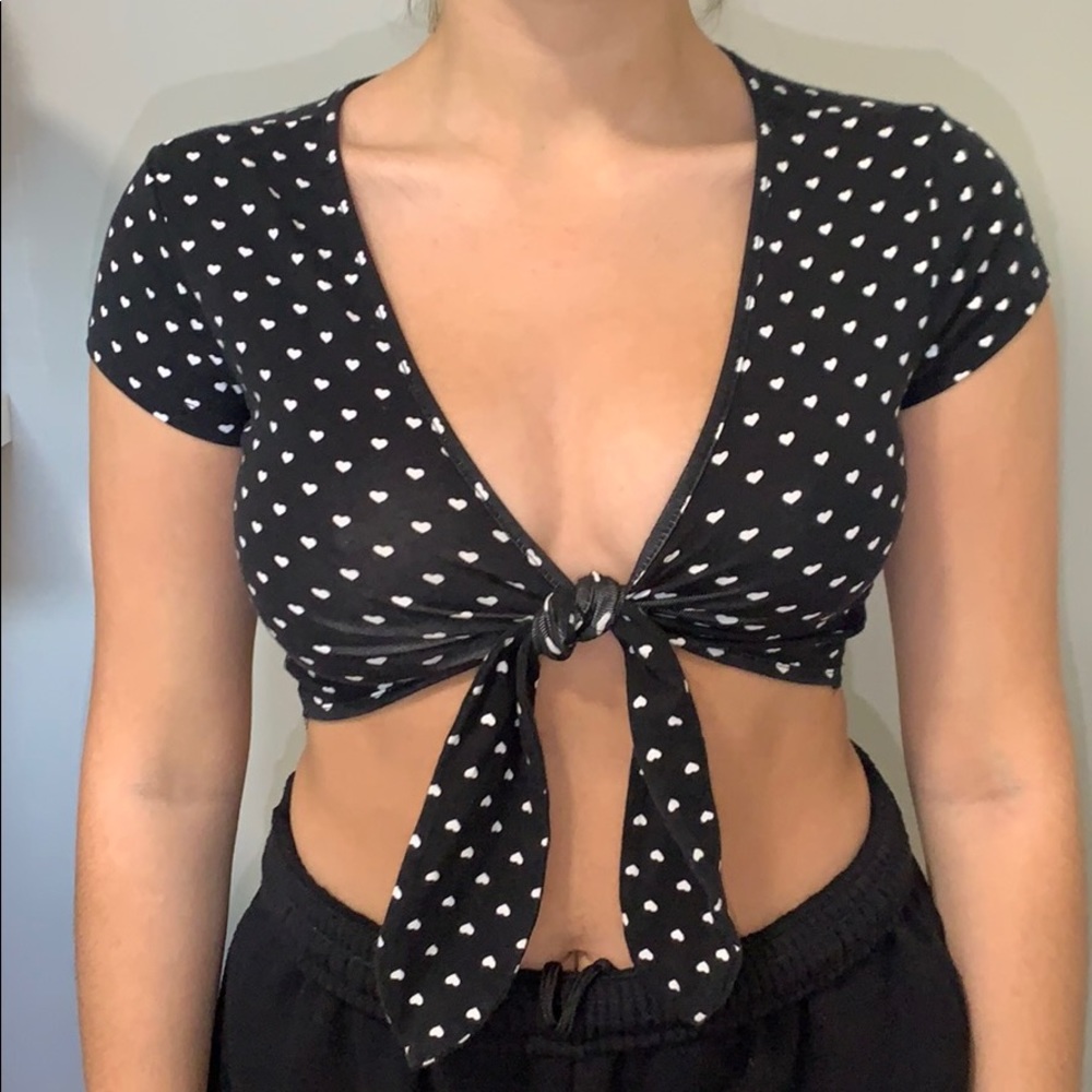 Forever21 front tie top